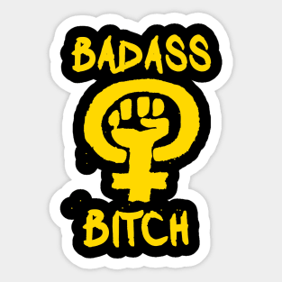 Badass Bitch Sticker